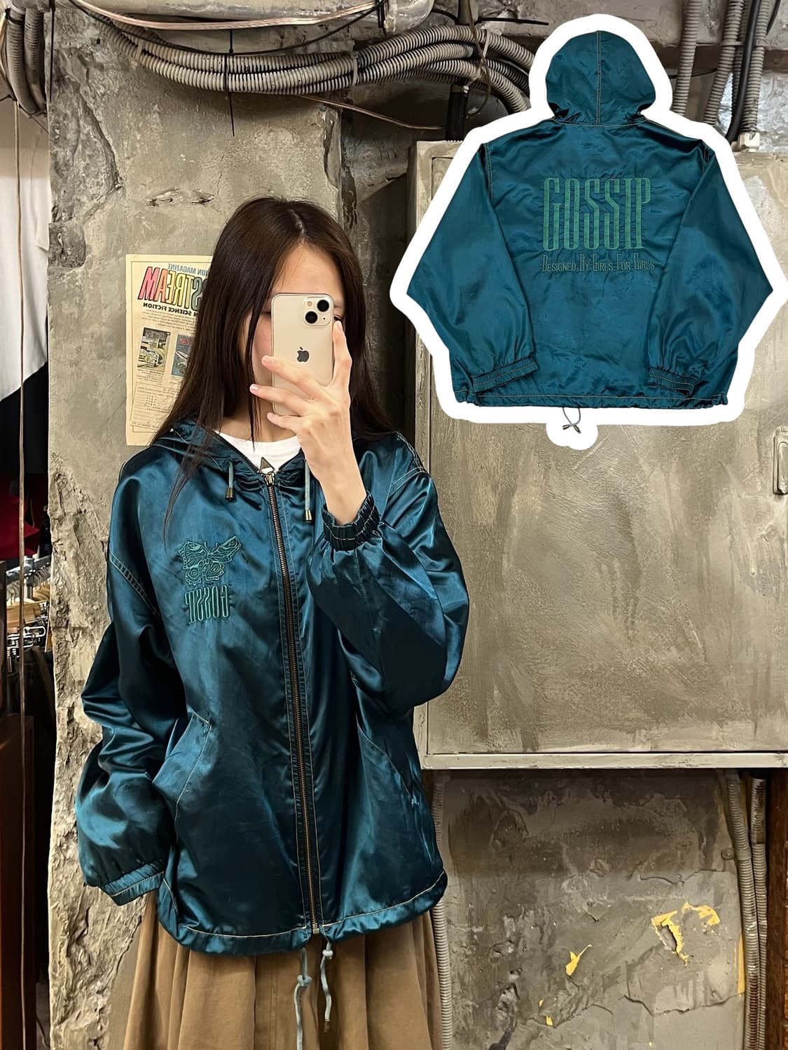 리 Lee gossip 후드집업 그린 100 #csz589 상품이미지1