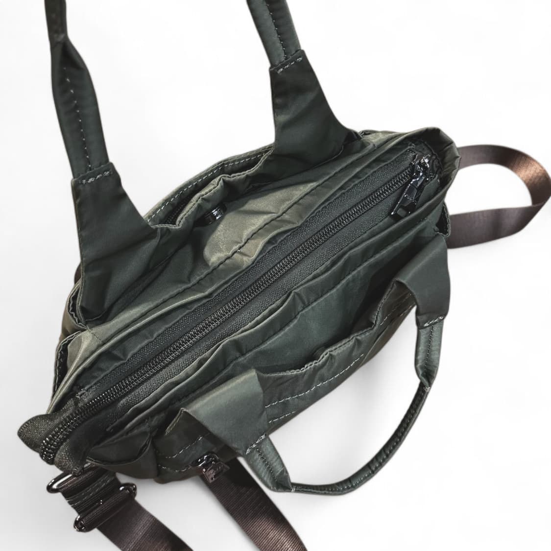 요지 야마모토 Y'SACCS 투웨이 숄더백 카키 상품이미지6