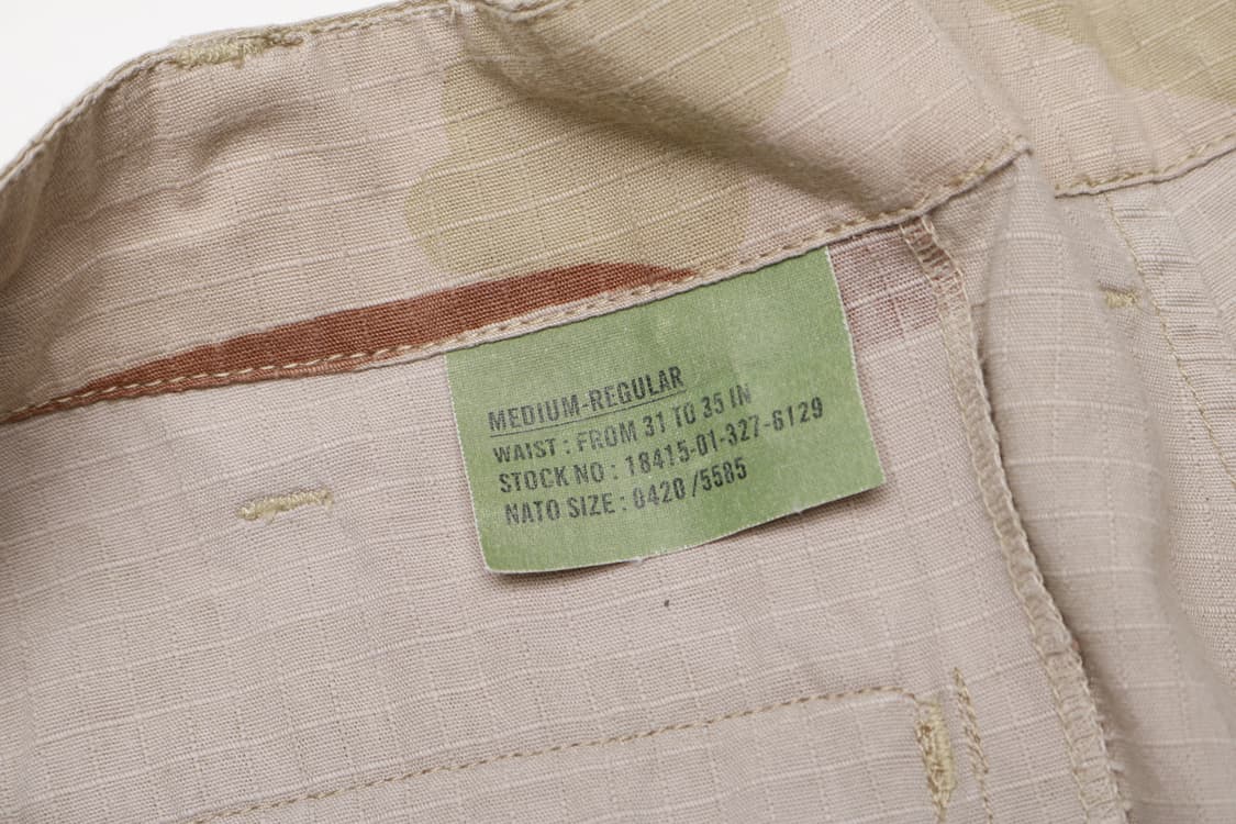 [M/R] 미군 데저트 카모 립스탑 BDU 팬츠 상품이미지3