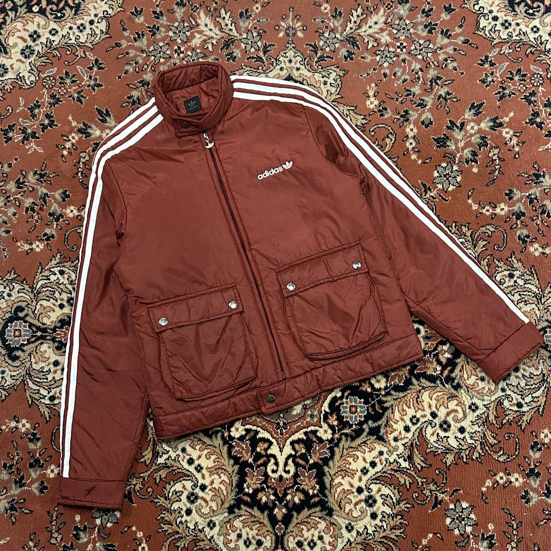 아디다스 올드스쿨 경량패딩 마룬 (M) 상품이미지2