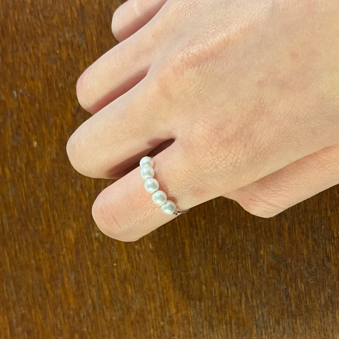 새상품 여성 신주 오진주 반지 실반지 상품이미지1