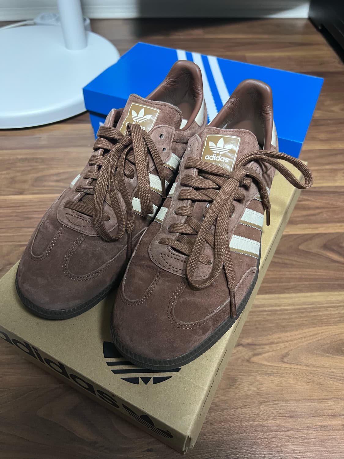 아디다스 삼바 OG 프리러브 브라운 원더 화이트 270 상품이미지3