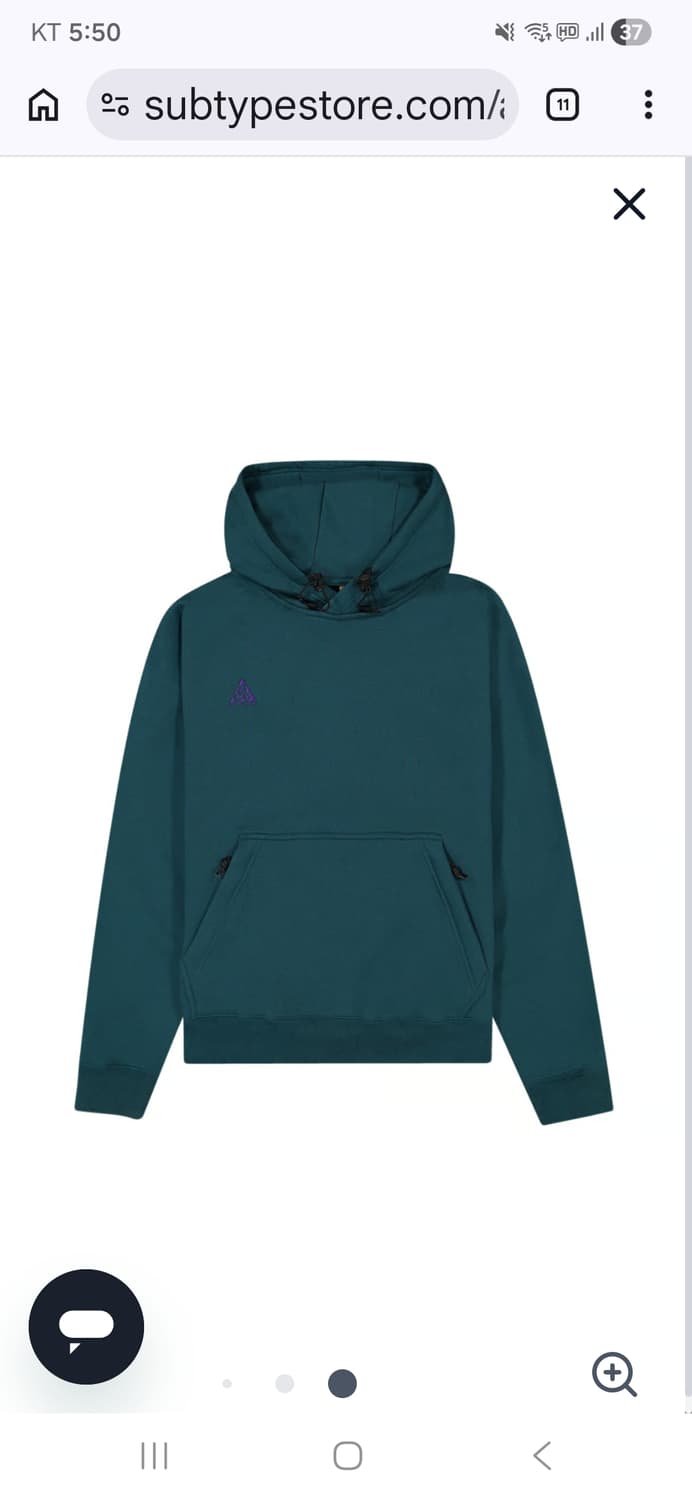 나이키 ACG미드나잇더콰이즈 풀오버후드 XXL BQ3453-347 해외판 상품이미지6