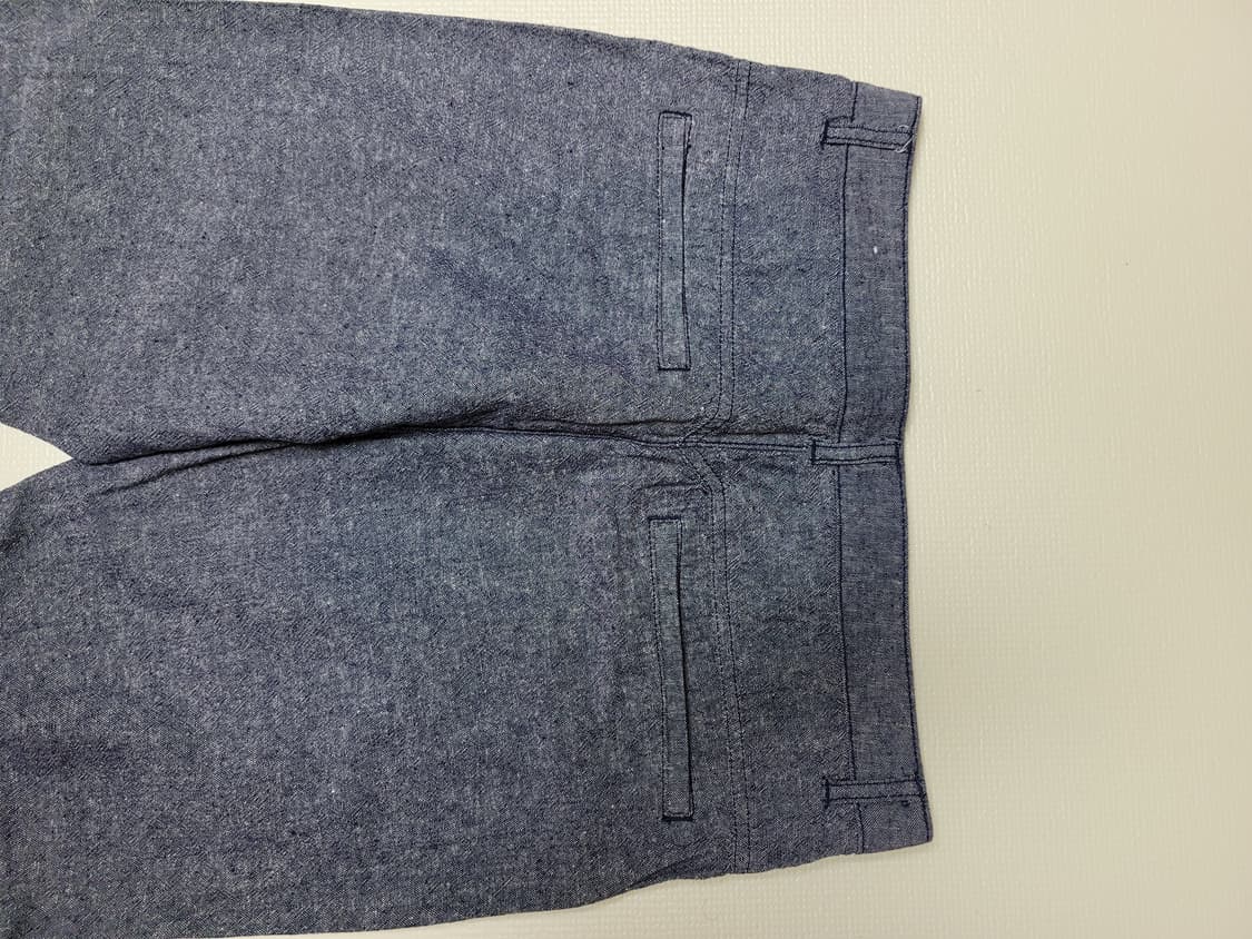 카이아크만 남자 샴브레이 슬랙스 32 네이비 상품이미지10