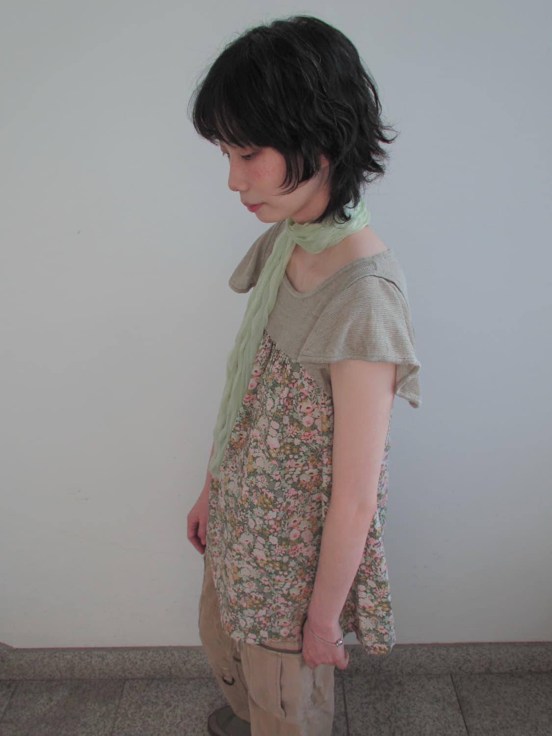 Micherim cotton linen blouse 상품이미지1