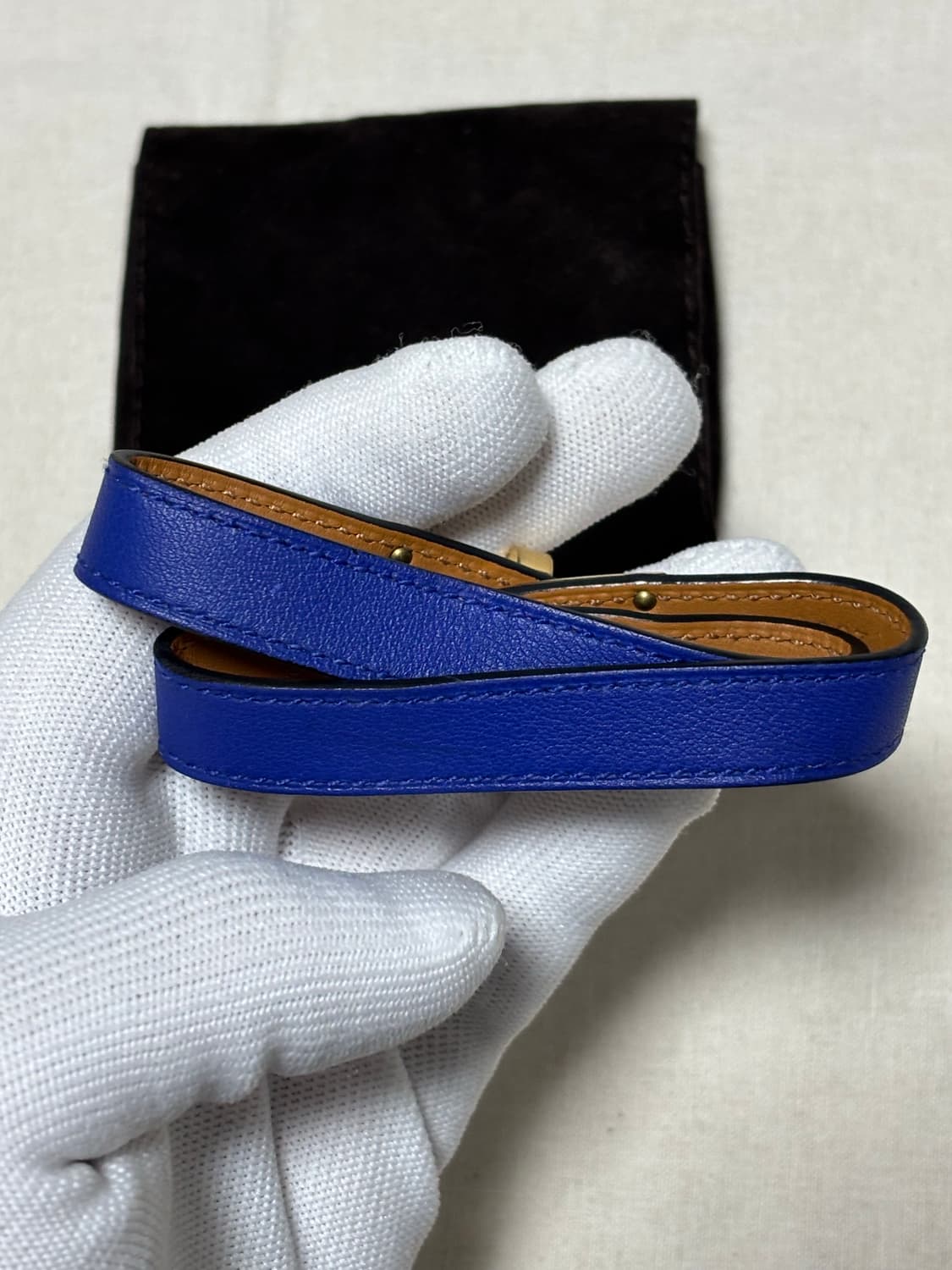 [T3] 에르메스 켈리 더블투어 금장 팔찌  상품이미지2