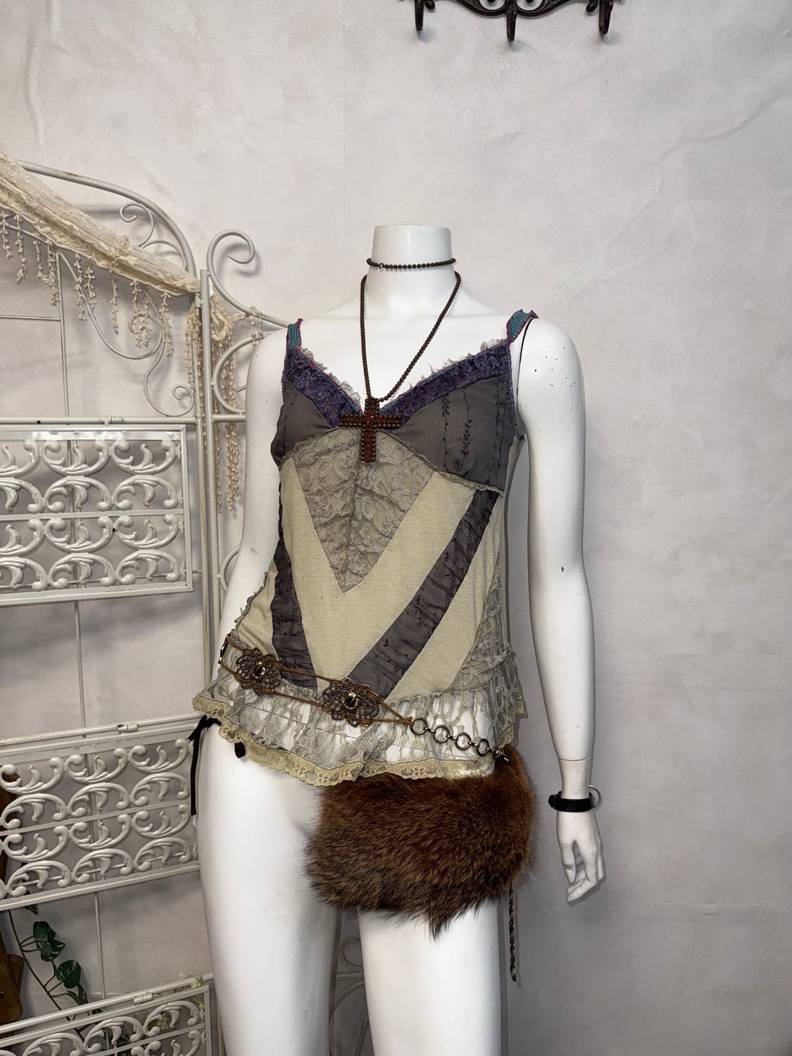 Ash purple fairy lace sleeveless 상품이미지1