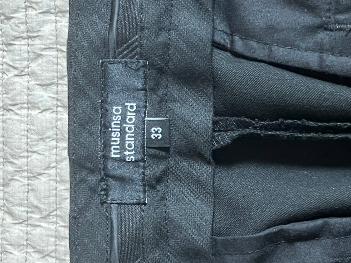 무탠다드 블랙 셋업 L/33 상품이미지8