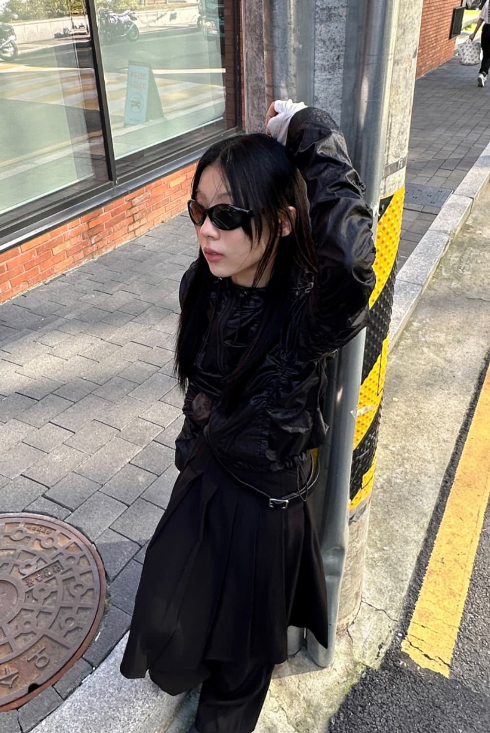 Woohwa SHIRRING HIGHNECK WINDBREAKER 상품이미지3