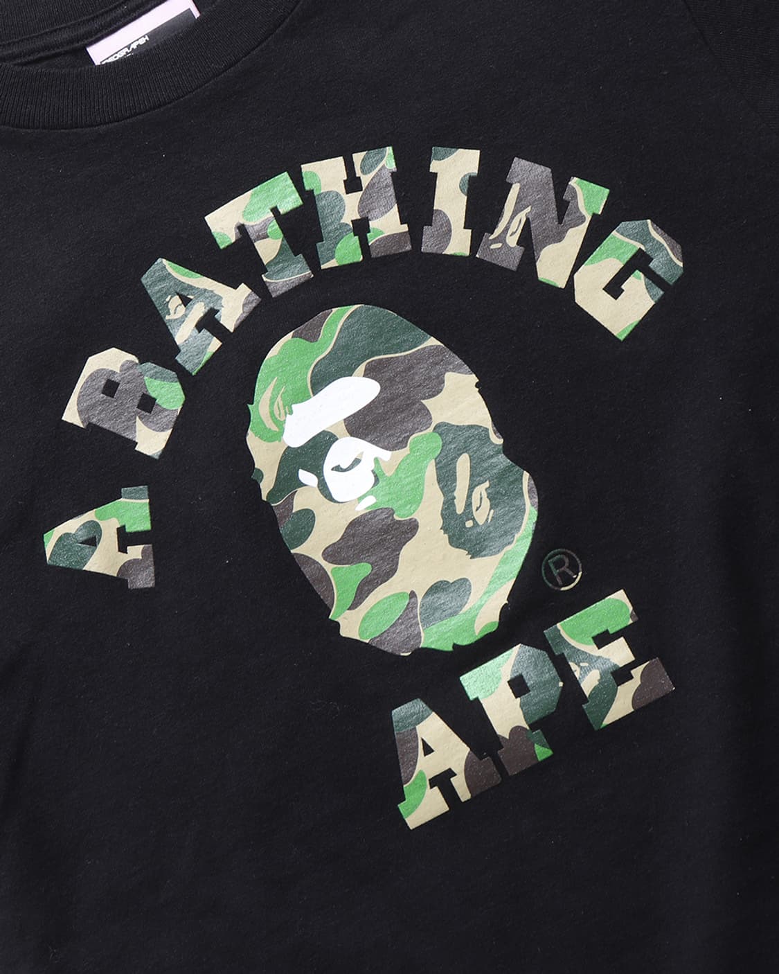 베이프 A BATHING APE Camo College Tee 상품이미지5