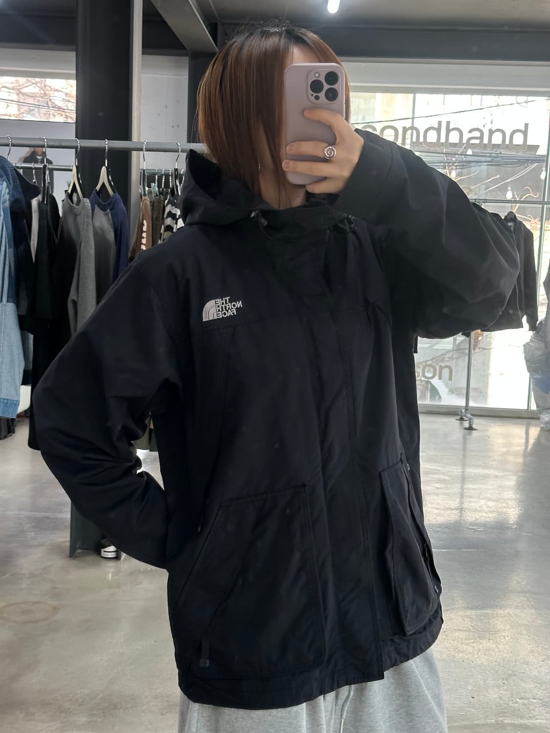 노스페이스 00s 투웨이 포켓 윈드브레이커 자켓 상품이미지4