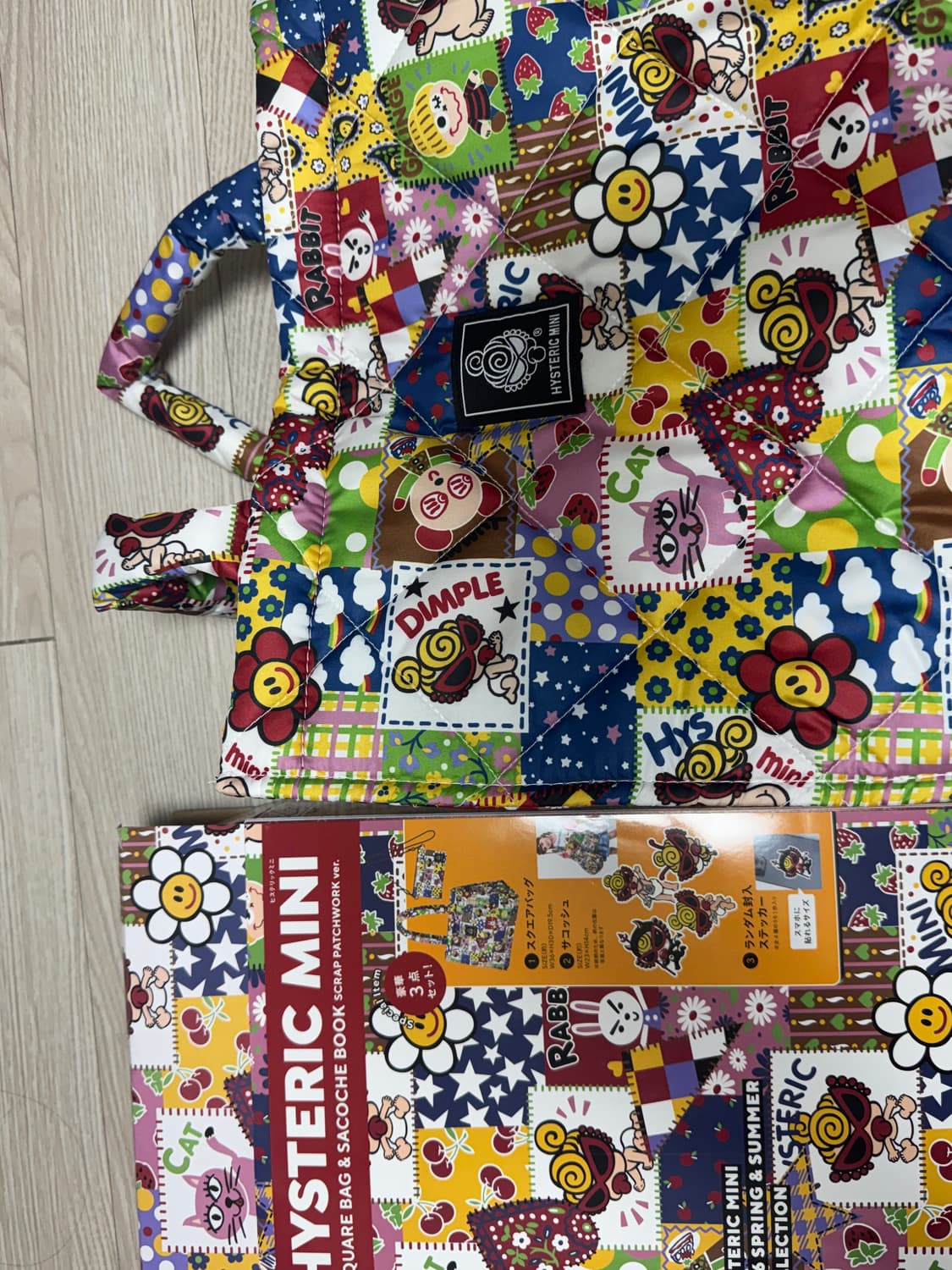 히스테릭 미니 잡지부록 토트백 상품이미지2