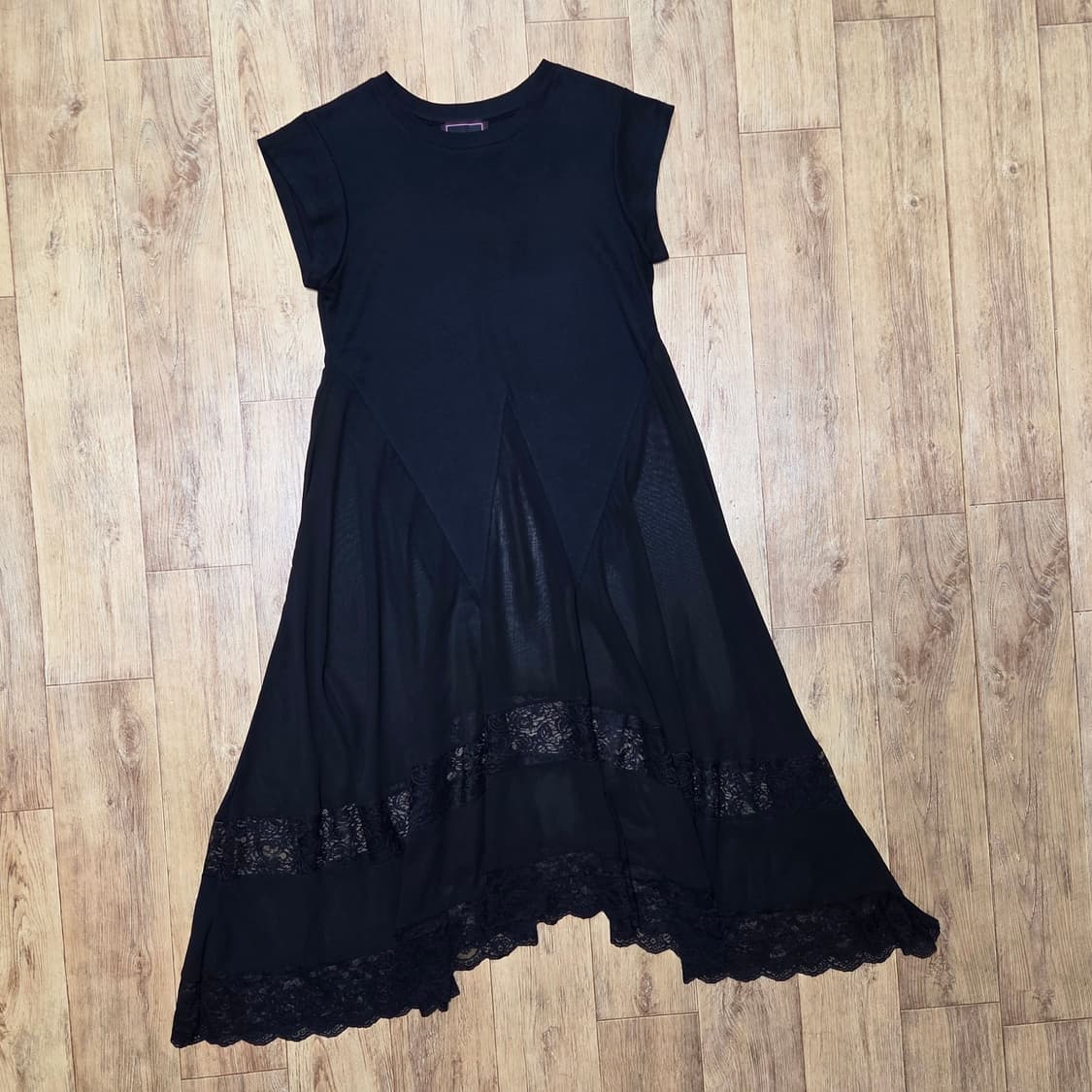 줄라이칼럼(JULYCOLUMN) 시스루 레이스원피스 55-66 상품이미지2