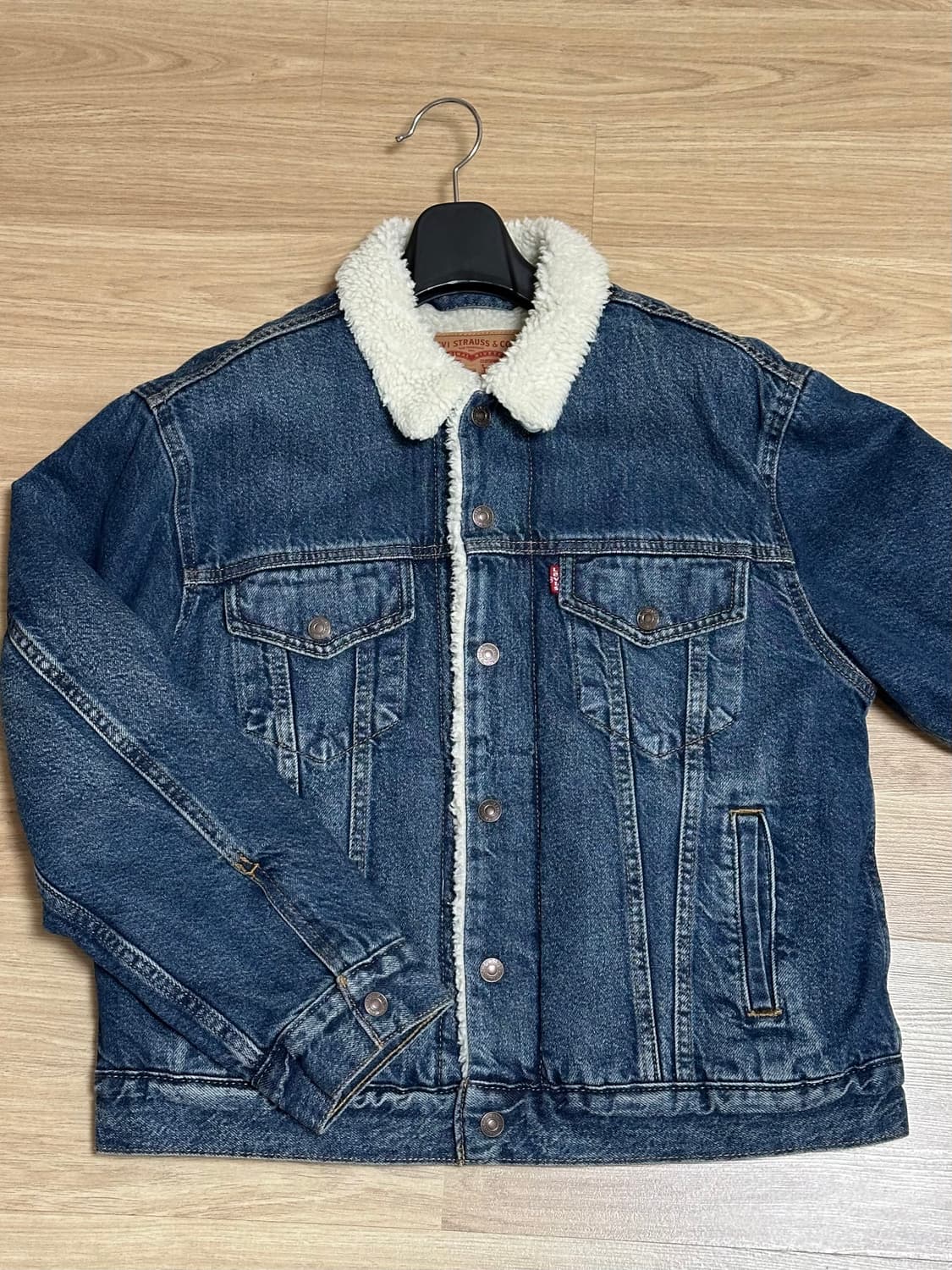 리바이스 셰르파 트럭커 양털 퍼 데님 청자켓 상품이미지2
