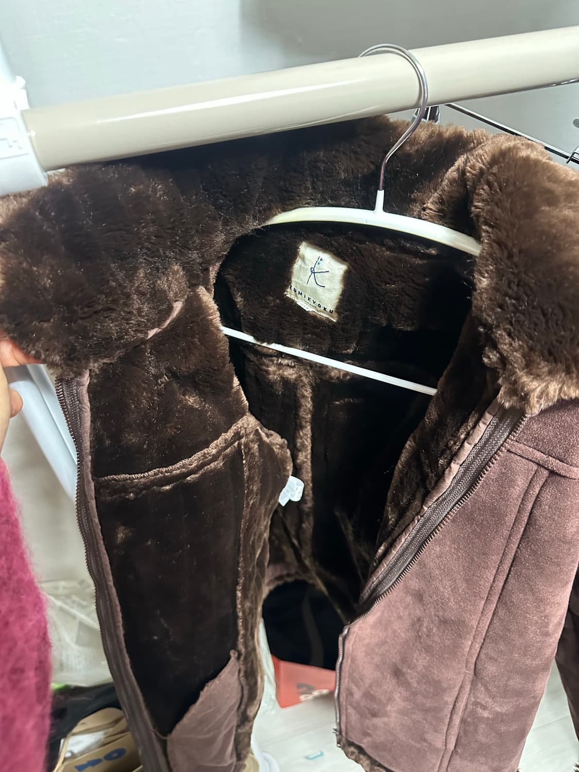 KUMIKYOKU 일본 빈티지 브라운 무스탕 자켓 상품이미지7