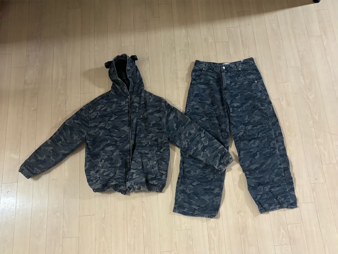 크리틱 카모 데님 워싱 셋업 상품이미지2