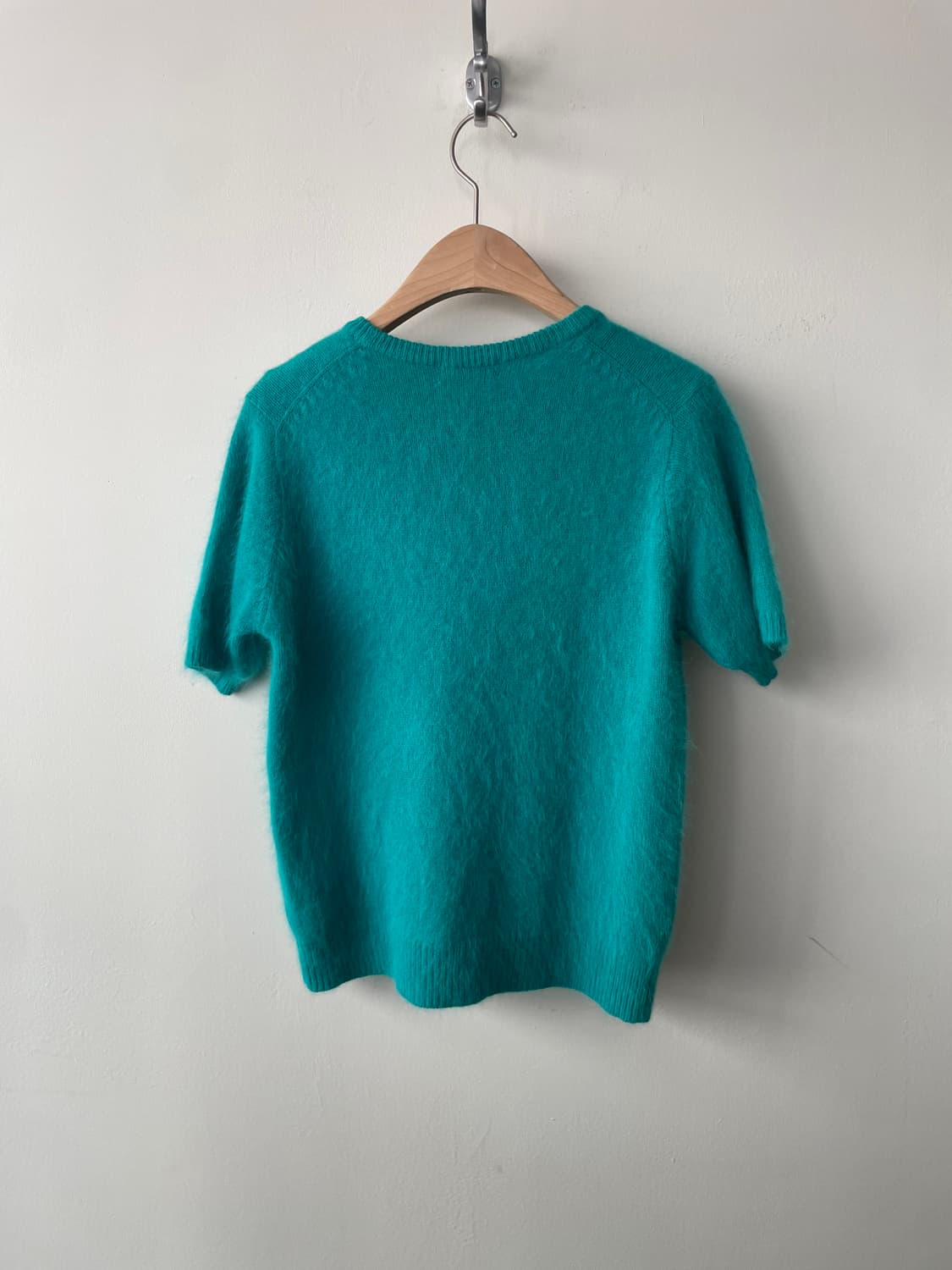 vintage angora short sleeve knit 상품이미지4