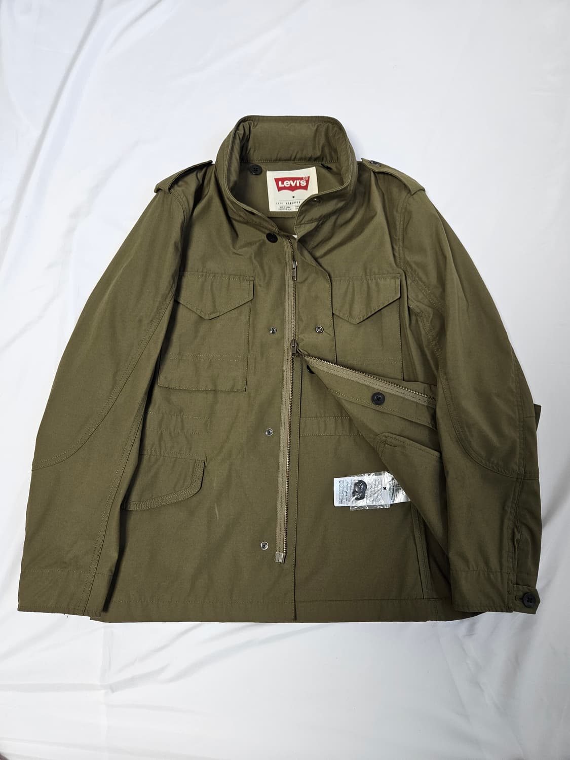 리바이스 올리브 M65 헌팅 필드자켓 사파리 바람막이 95 (새상품) 상품이미지1