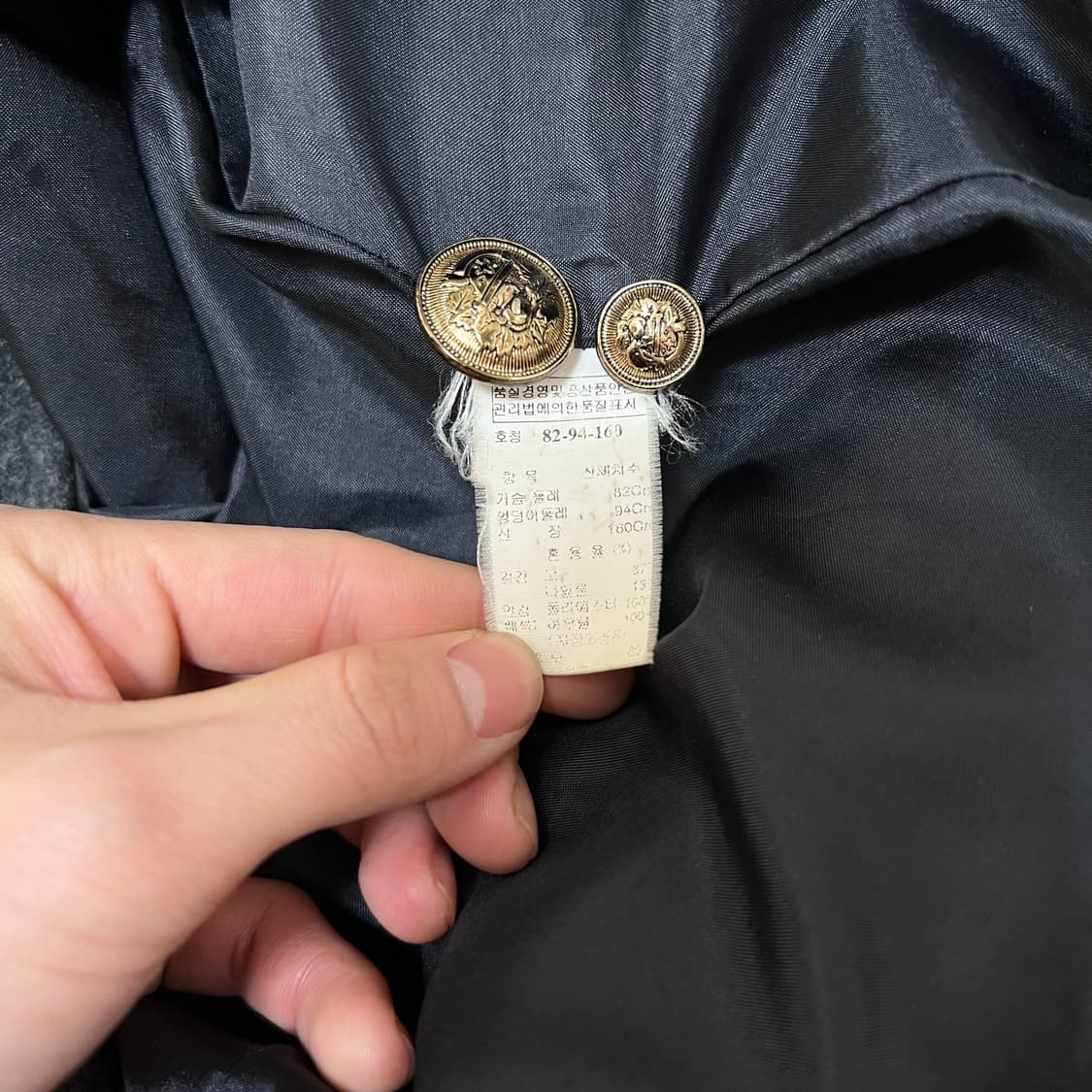 한섬 SJSJ 여성 모직 금장 더플 코트 55-66  상품이미지5