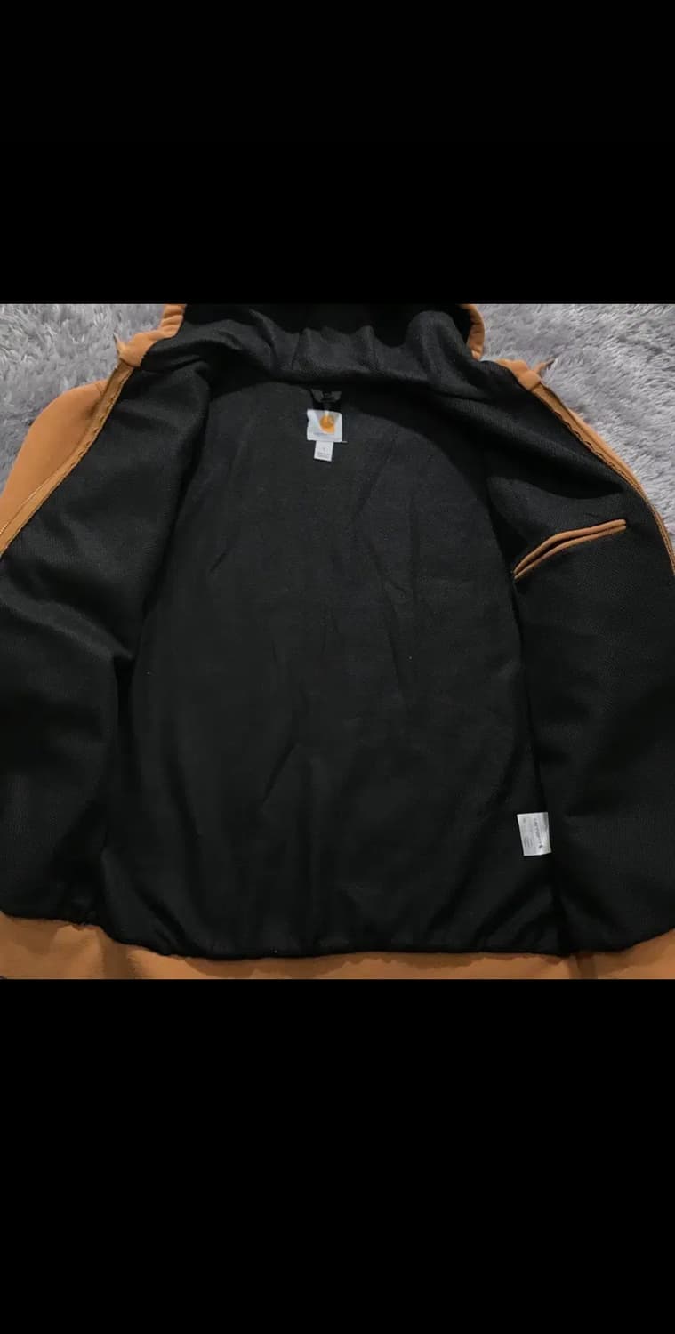 [[S(실M-L), A급] 칼하트(CARHARTT) 써멀 후드 집업 상품이미지2