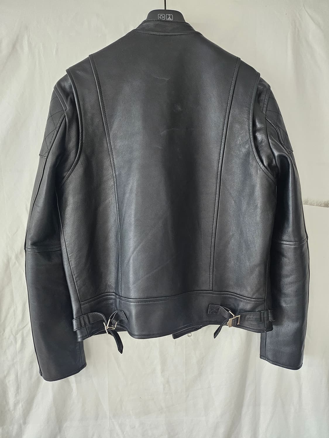 SSRL 블랙 양가죽 라이더 자켓 L 상품이미지2