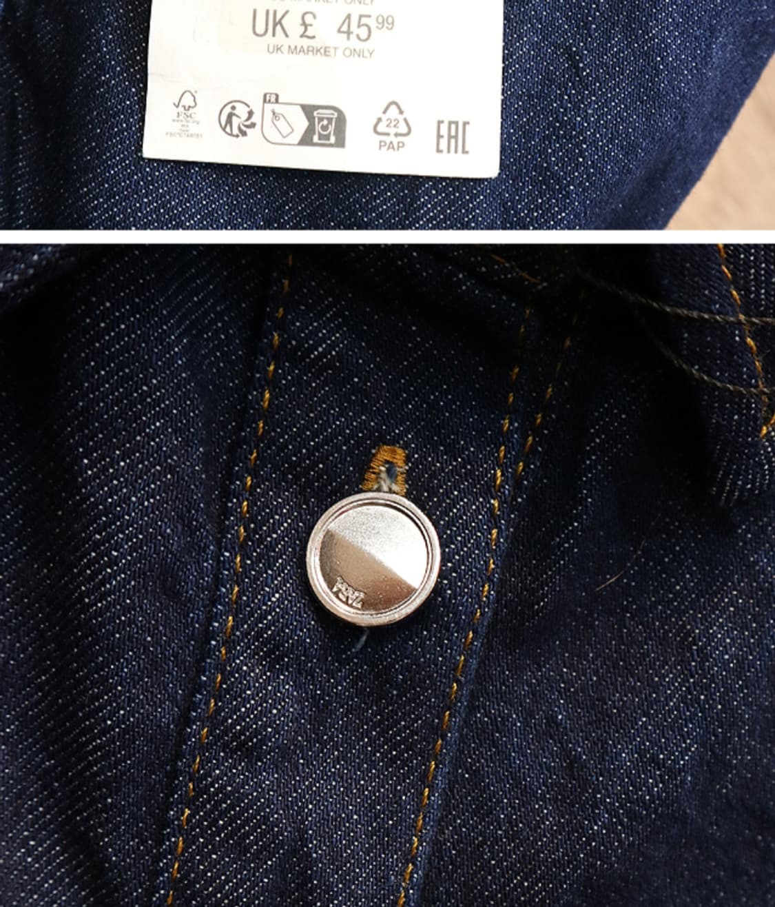 미국판 ZARA 자라 우먼 데님자켓

새 제품 상품이미지7