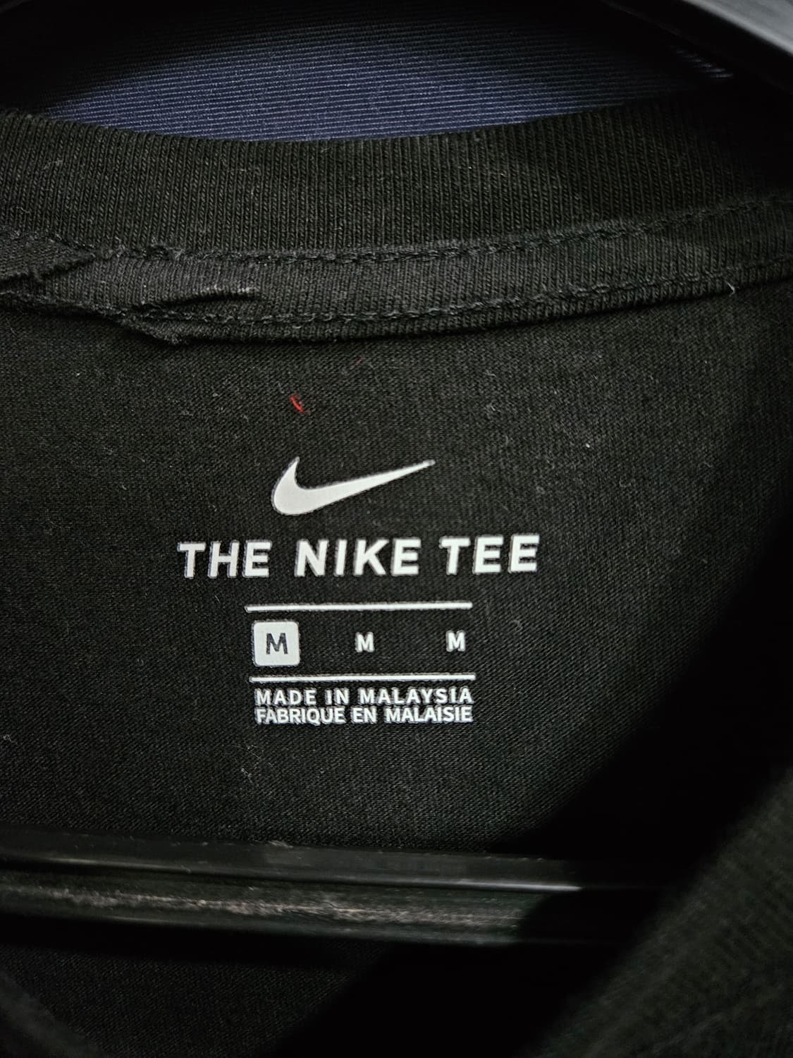 나이키 자수로고 블랙 남성 95 반팔티  상품이미지3