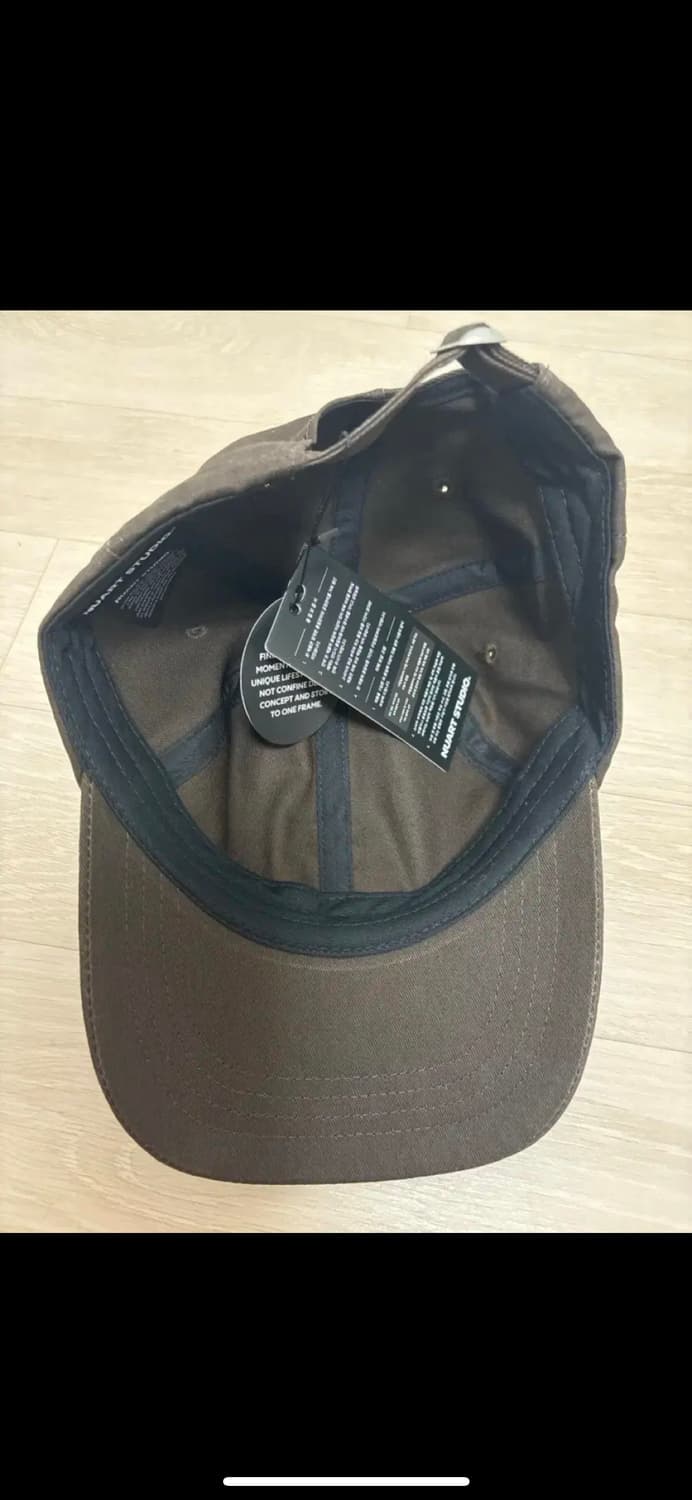 새상품 누아트 스튜디오 볼캡 브라운 상품이미지2