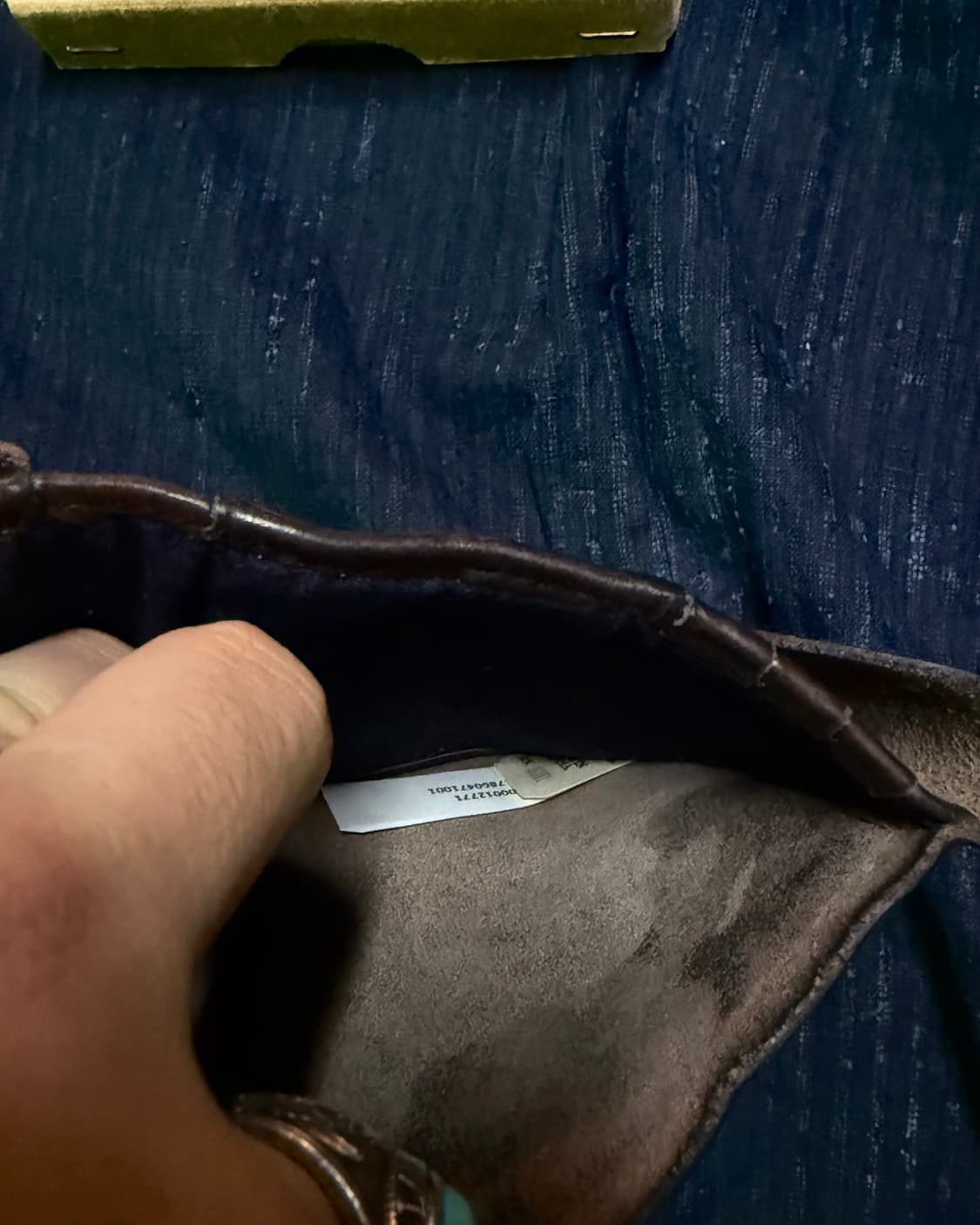 R.R.L 콘초 레더 월렛 다크 브라운 상품이미지7