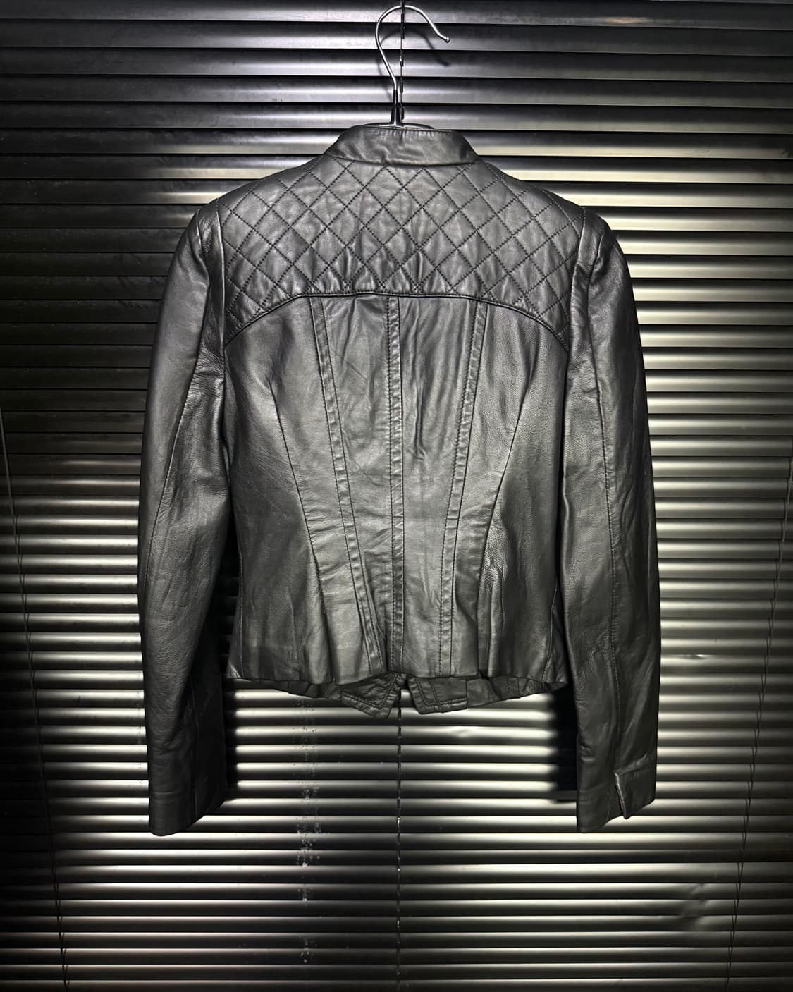 꼬르젠 퀄팅 양가죽 레더 바이커 라이더 자켓 고스 펑크 고딕 로리 갸루  상품이미지3