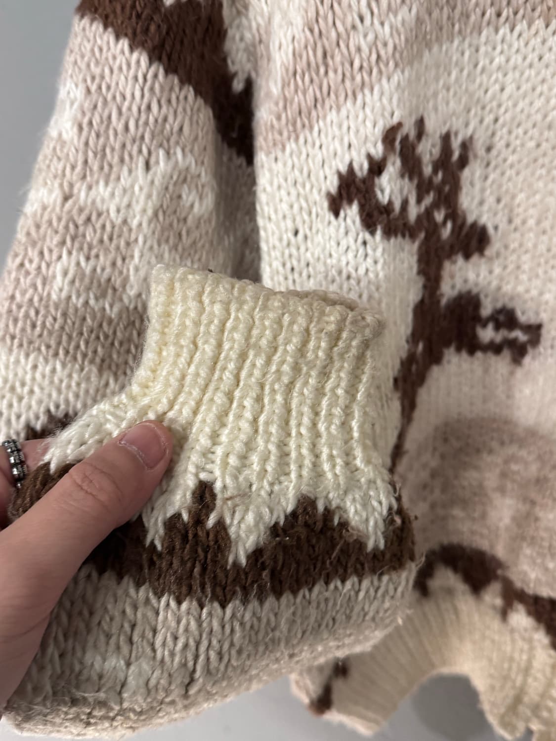 Bellmount 노르딕 코위찬 니트 후드집업  상품이미지6