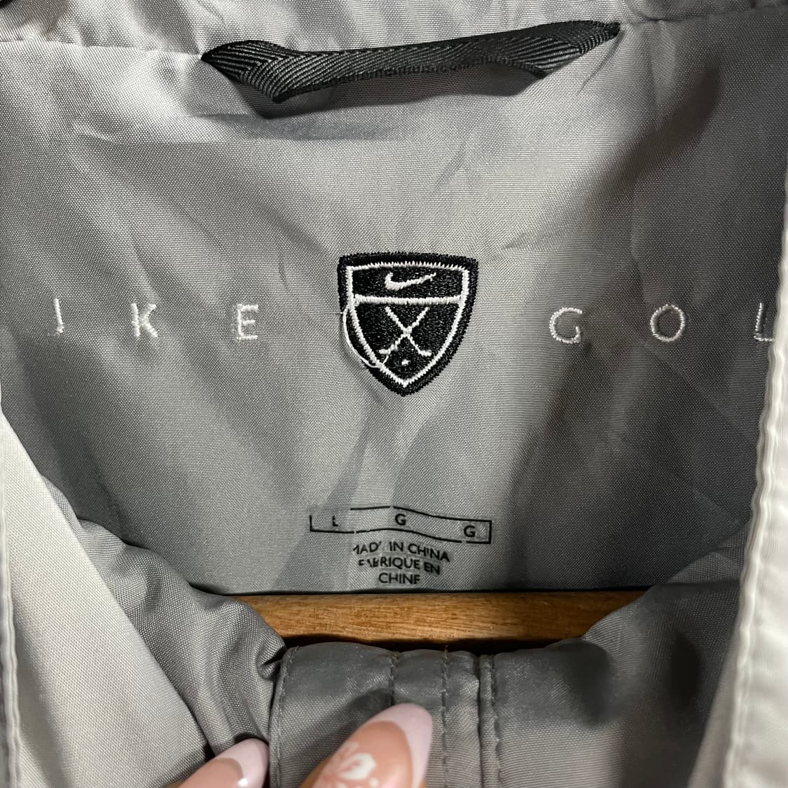 나이키 회색 반팔 아노락 L 상품이미지5