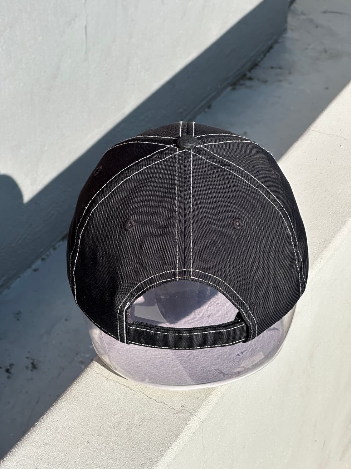 [F] 나이키 로고 스티치 디테일 블랙 볼캡 모자 상품이미지4