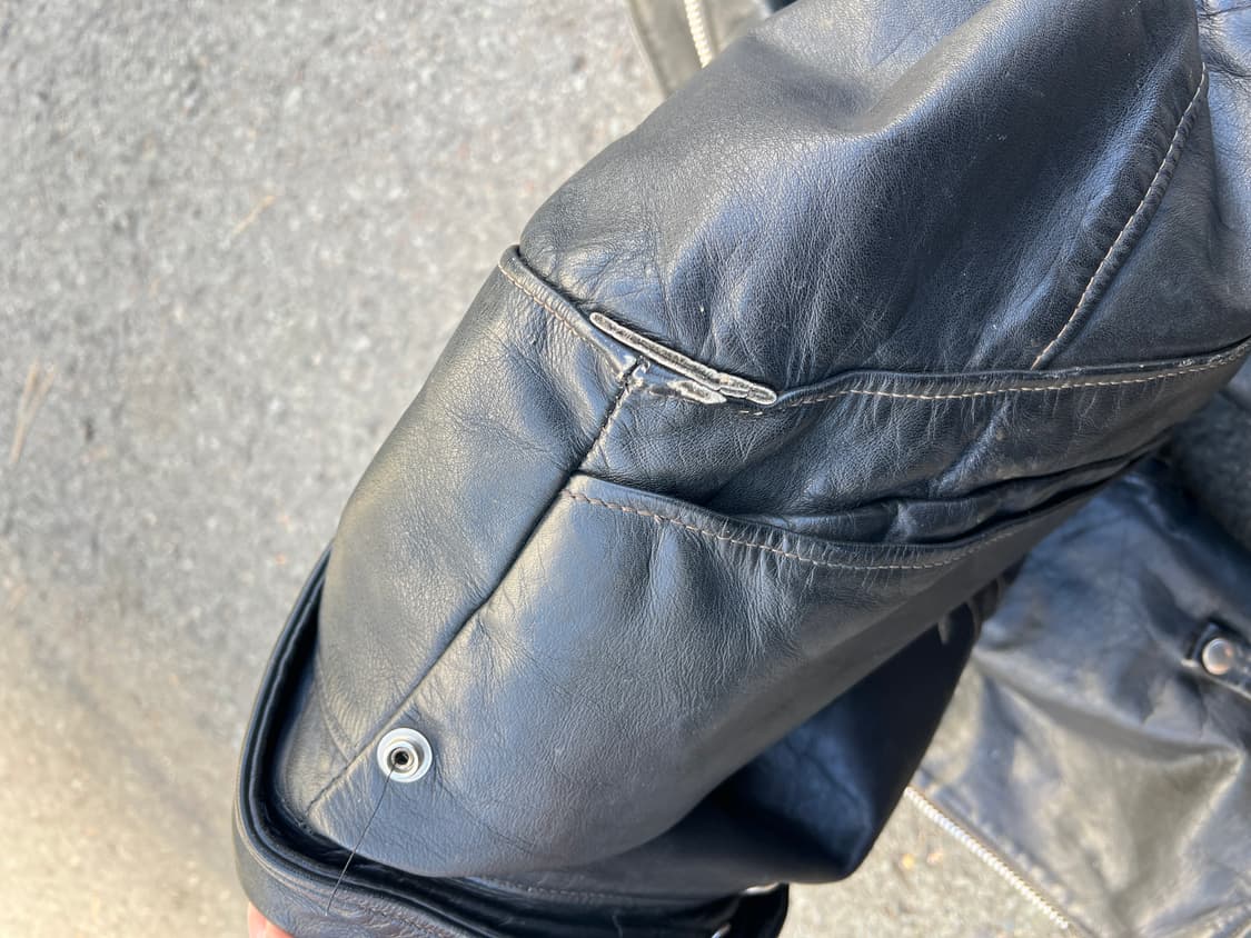 [XXL] 70s 빈티지 할리데이비슨 더블 라이더 자켓 상품이미지8