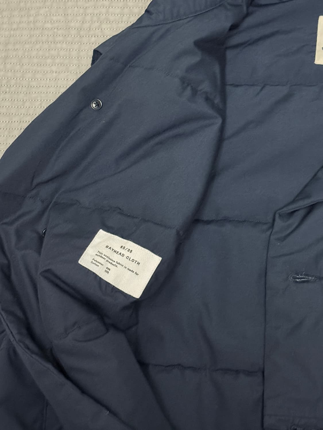 (M/105) 나나미카 인슐레이션 베스트 네이비 상품이미지3