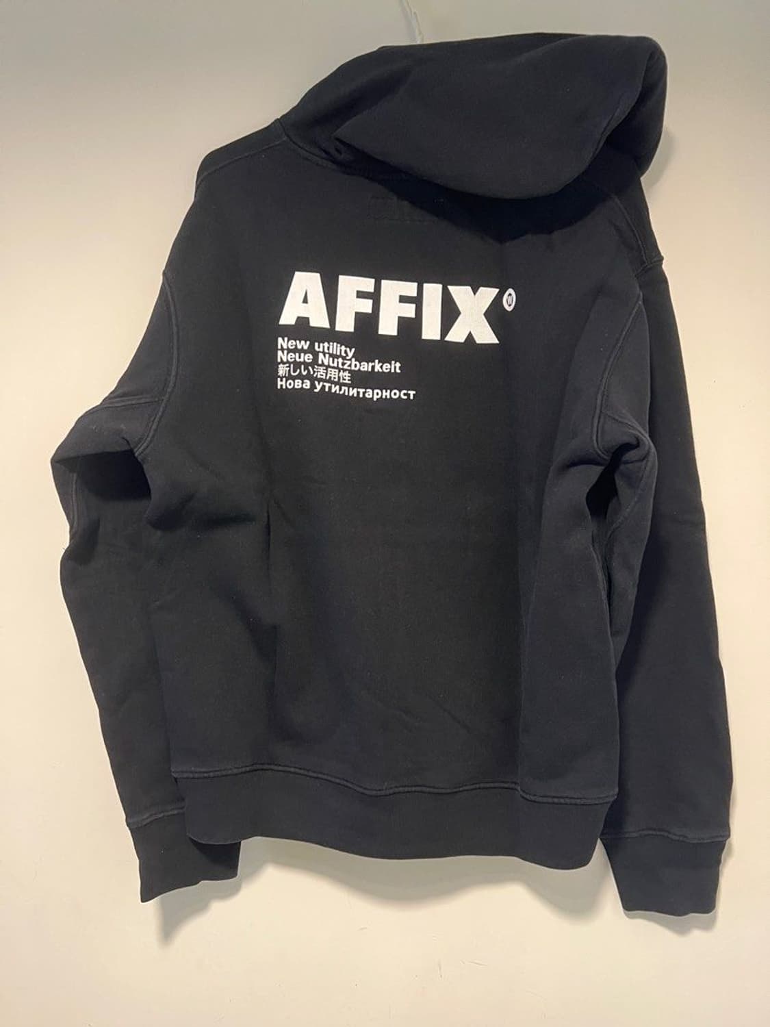 AFFIX Hoodie Utility Black / White L 상품이미지1