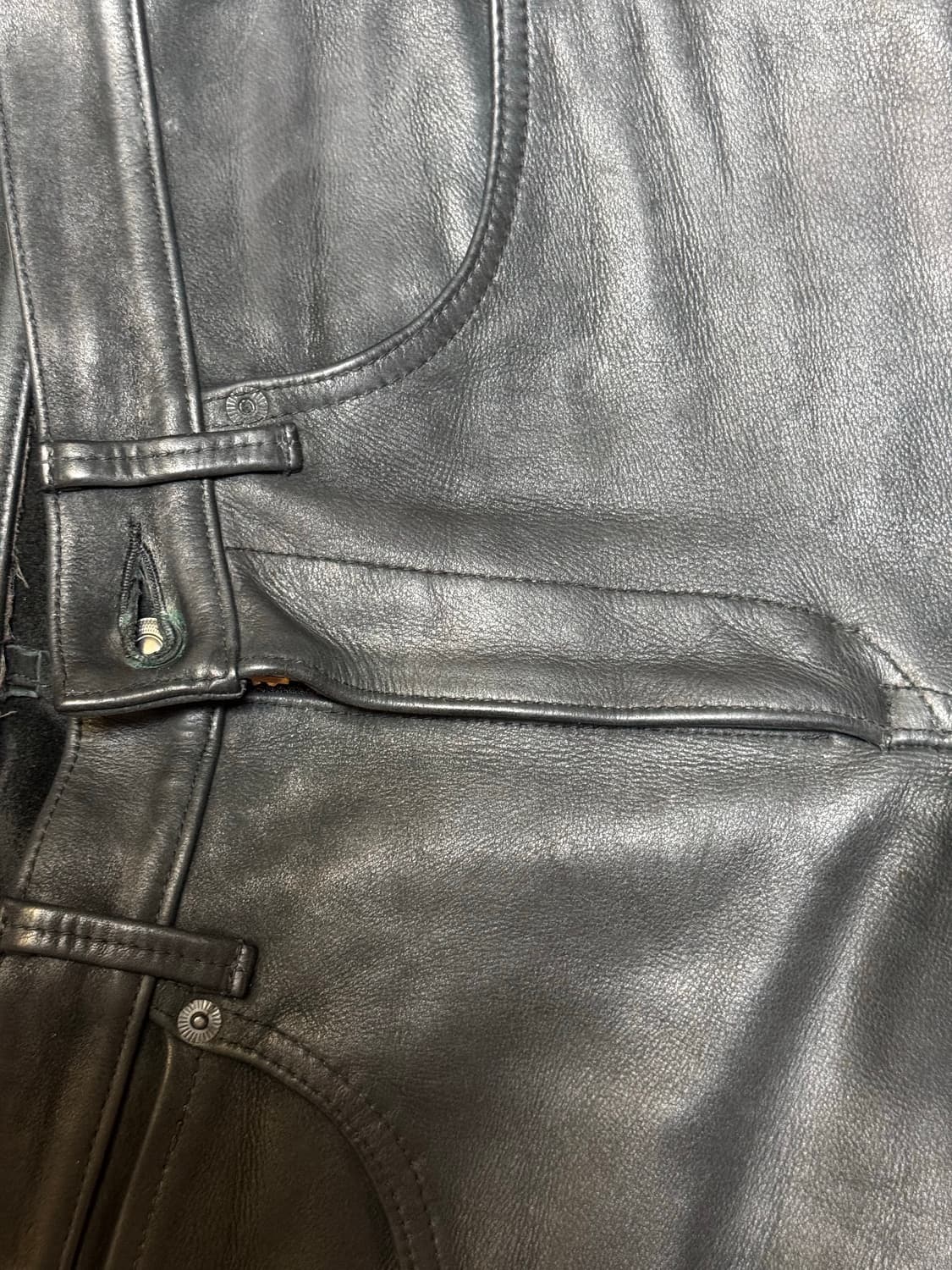 Comoli oiled cow hide skin 5p pants 상품이미지9