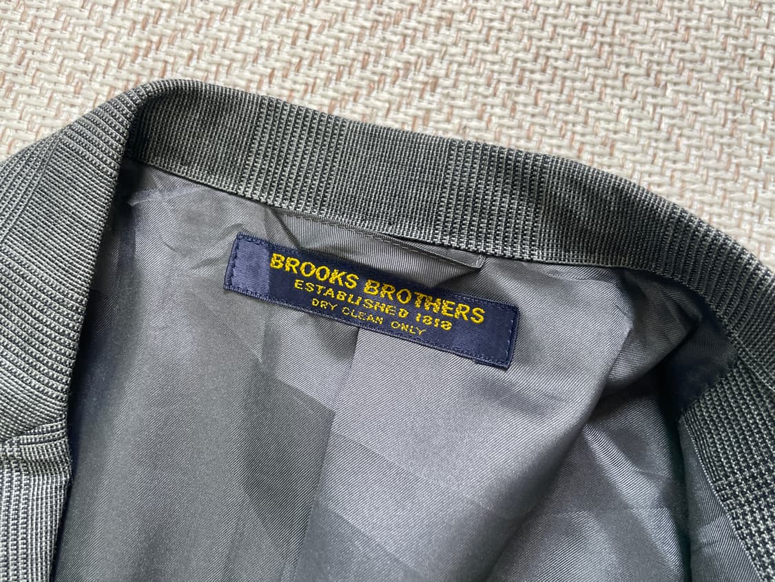 브룩스브라더스 글렌체크 그레이 블레이저  상품이미지5