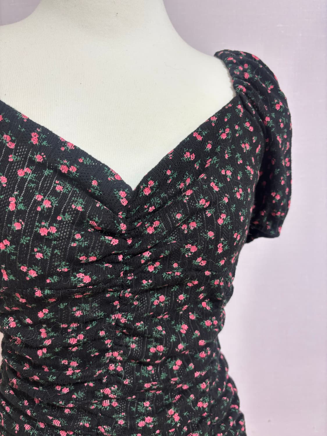 스토레츠 플라워 셔링 미니원피스 / 정가 10만원대  상품이미지5