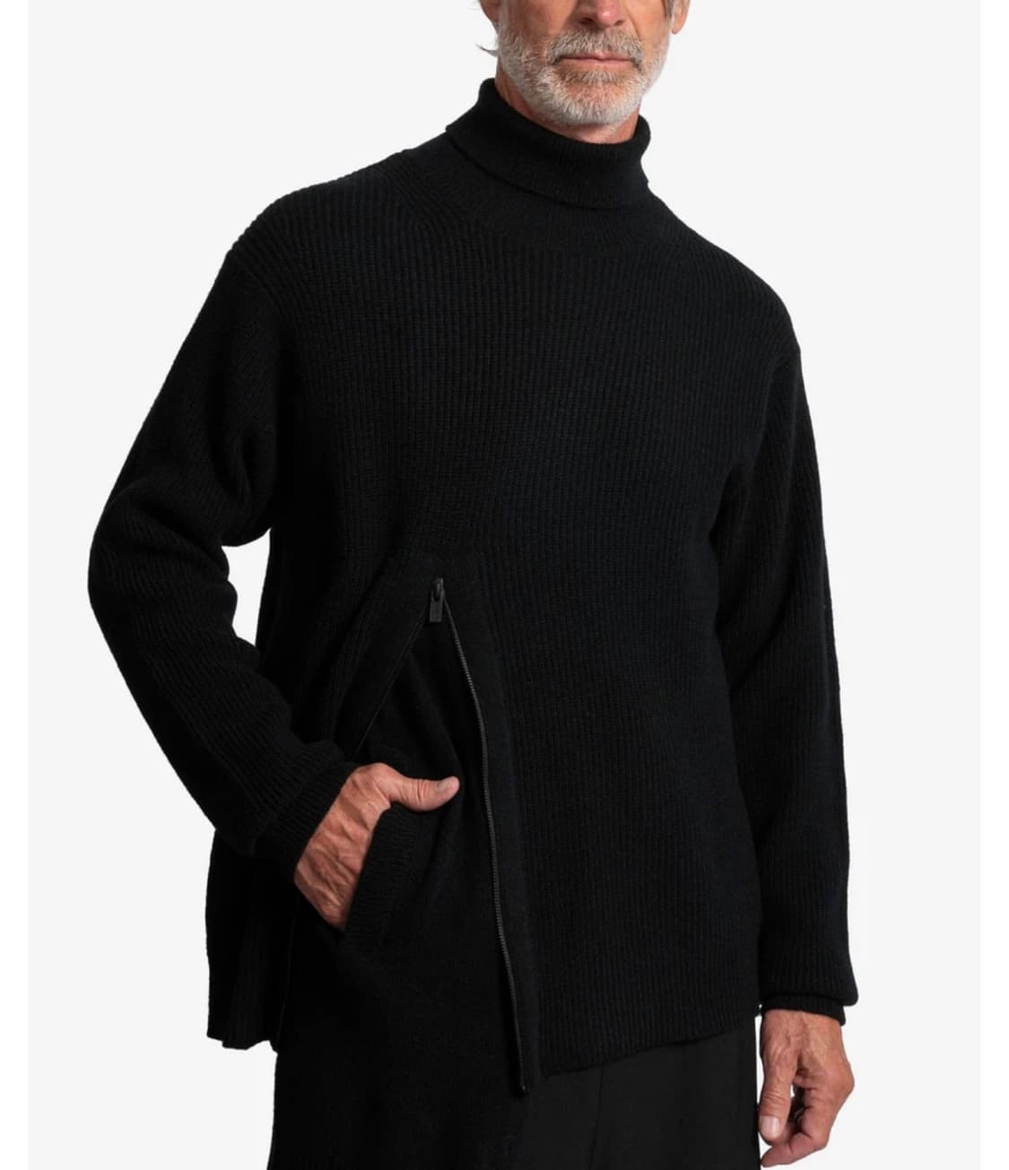 요지야마모토 뿌르옴므 터틀넥 니트 상품이미지4