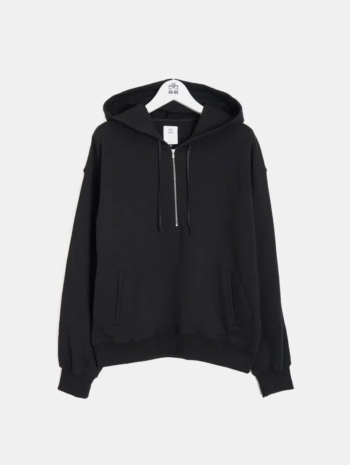 폴리테루 반집업 후드 2사이즈 상품이미지1