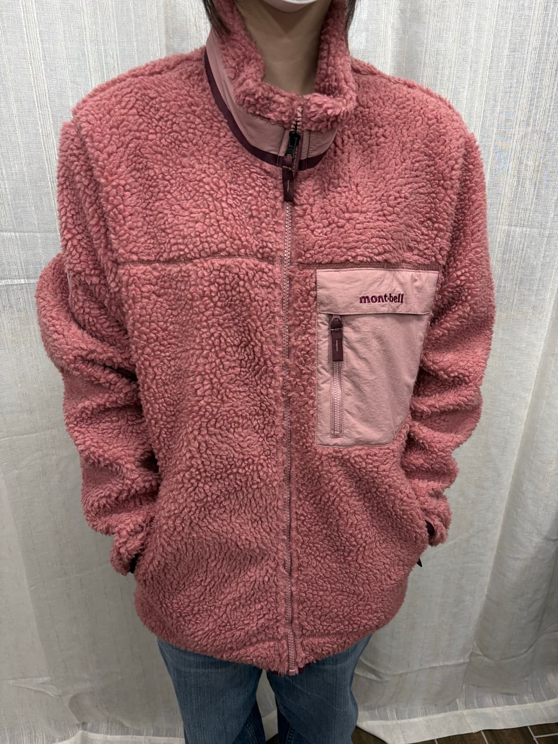 몽벨 인디핑크 양털 플리스 후리스 자켓 상품이미지1