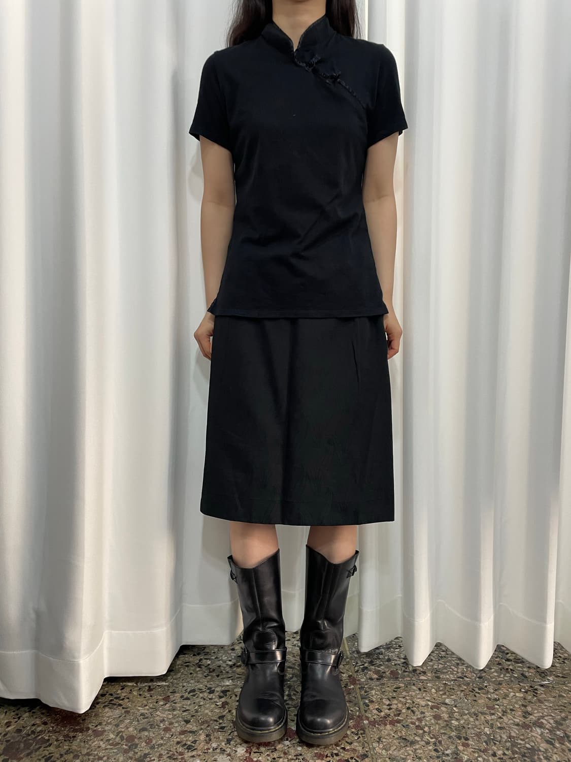 pattern midi skirt 상품이미지3