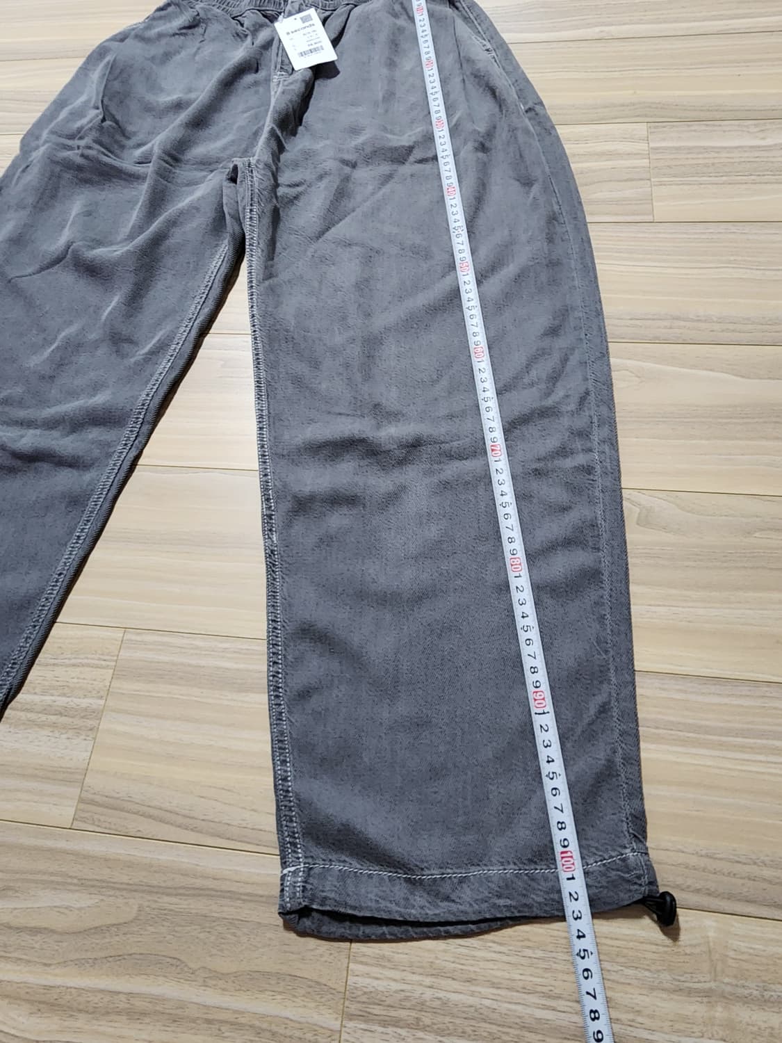 에잇세컨즈밴딩데님팬츠그레이 상품이미지4