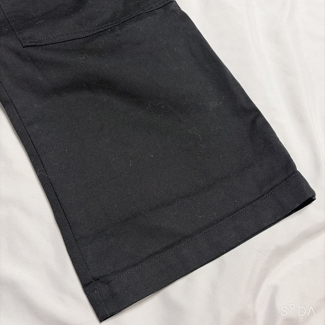 미스치프 에이프런 포켓 워크 팬츠 블랙 S 상품이미지7