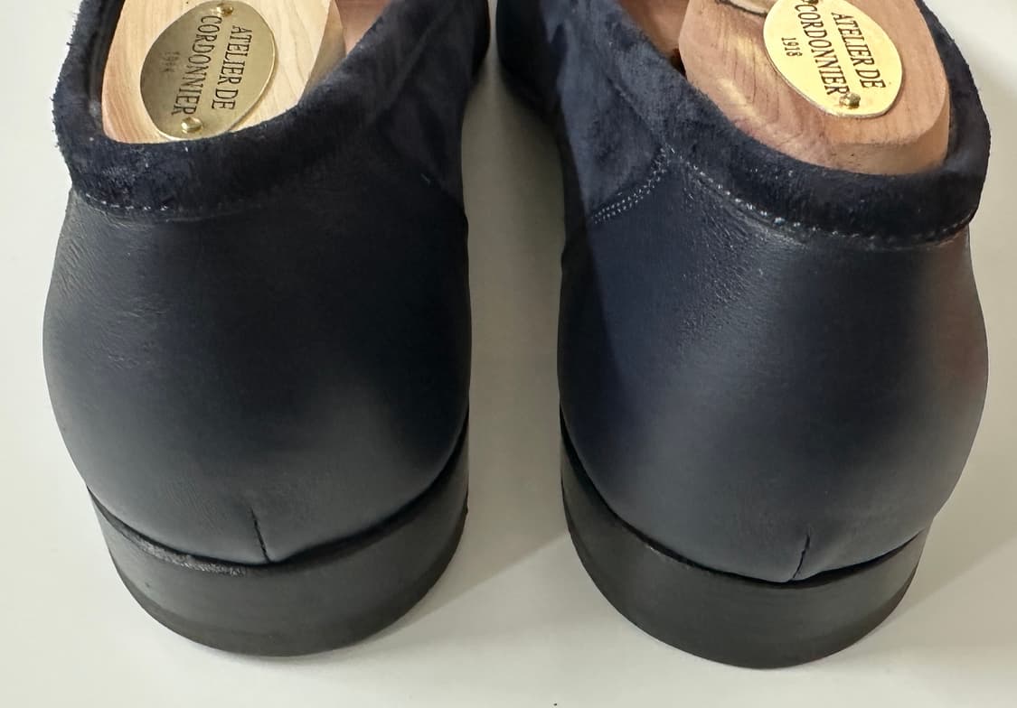 스테파노리치 송아지가죽 스웨이드 네이비 로퍼 상품이미지6