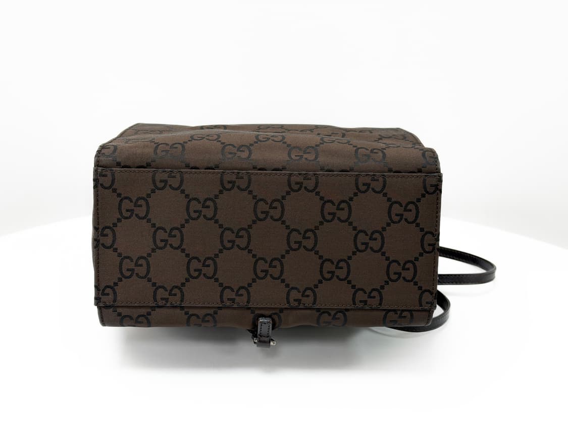 구찌 GG 나일론 레더 트리밍 원 숄더 백팩 상품이미지6