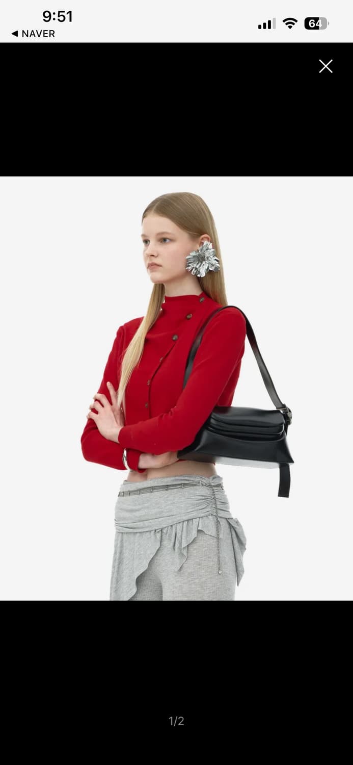 오소이 folder brot 폴더 숄더백 블랙 상품이미지1