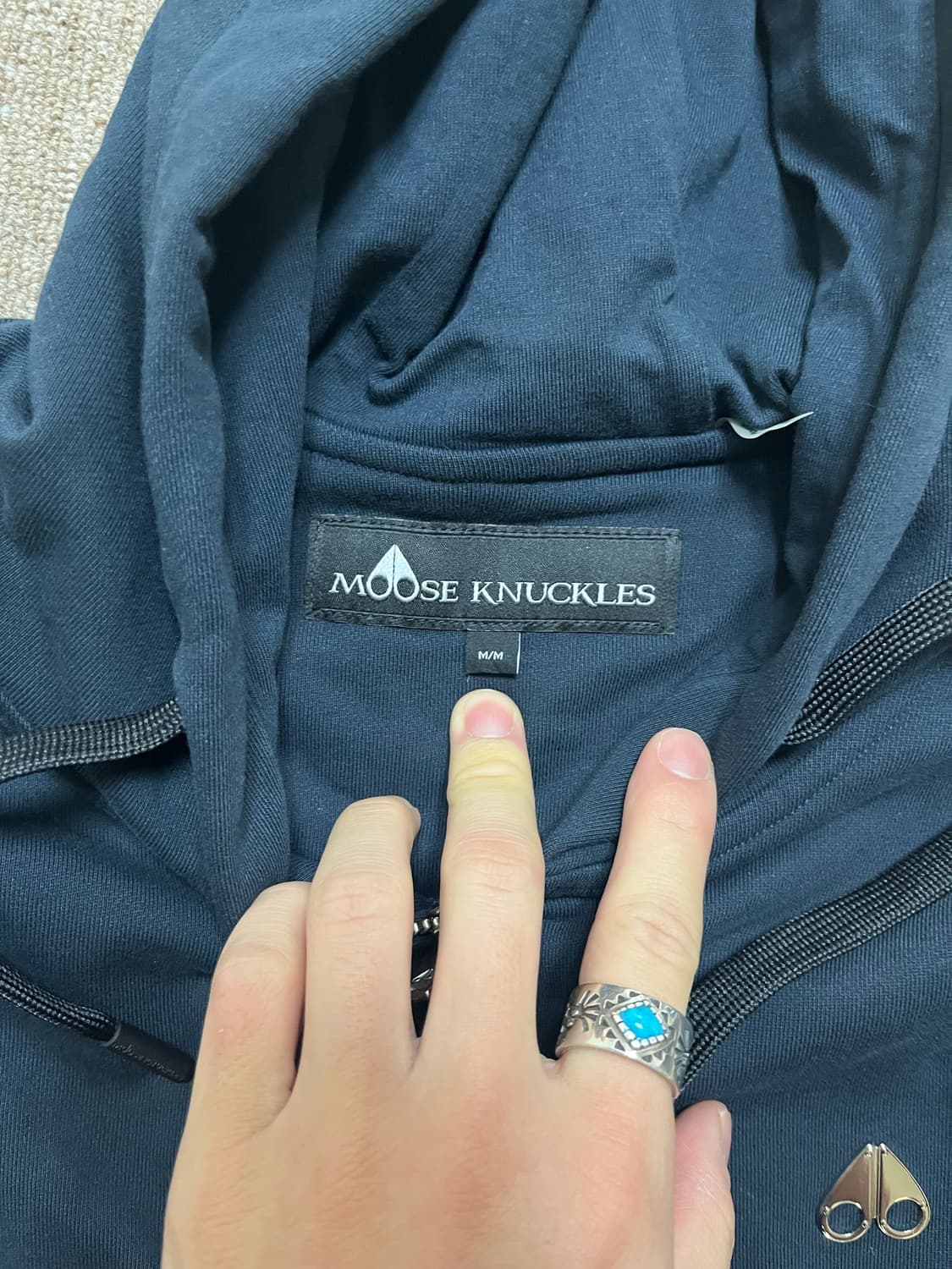 무스너클 정품 남성 후드 집업 사이즈 M 상품이미지6