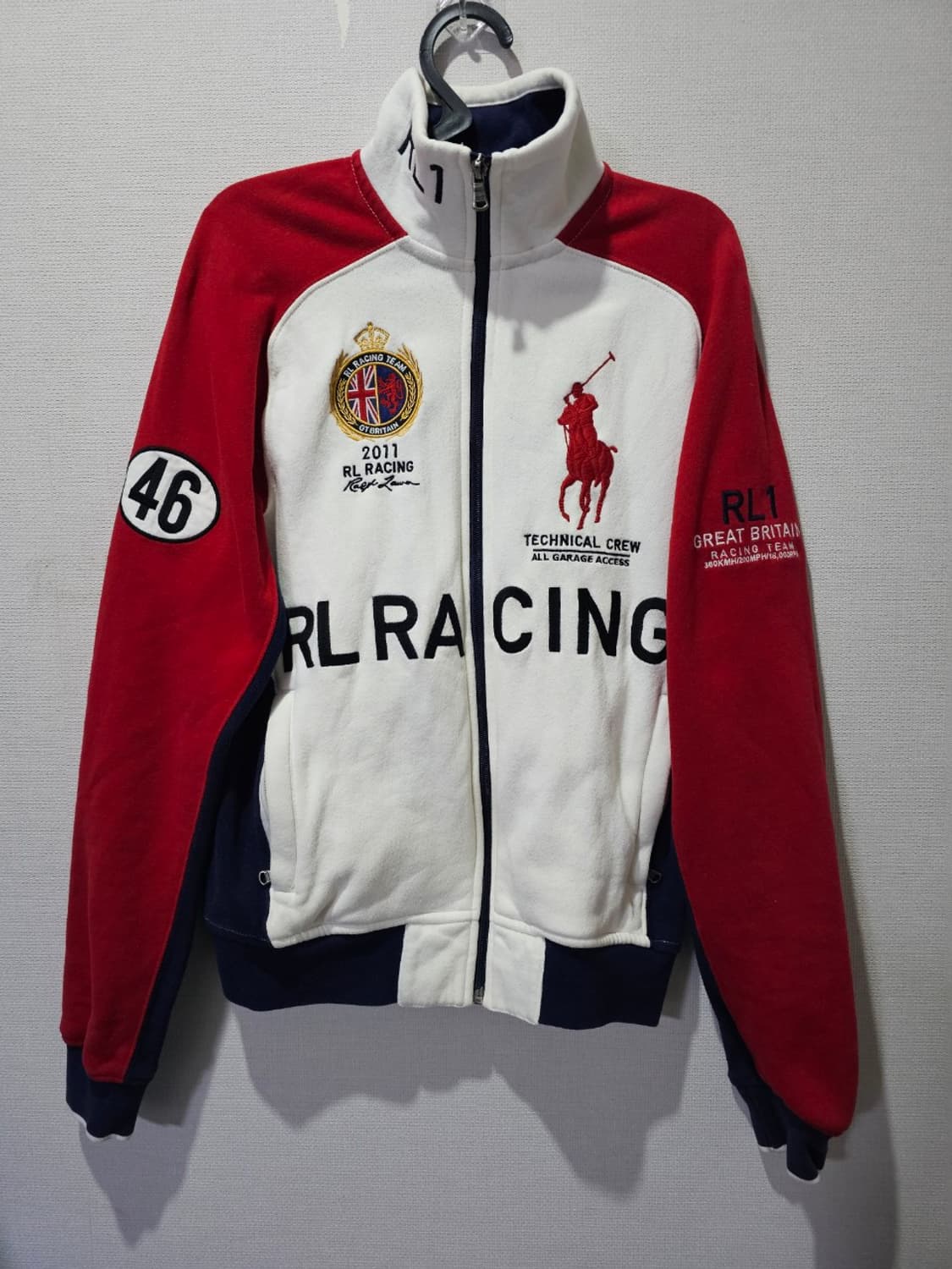 폴로 POLO 빅포니 레이싱 집업 자켓 90/S 상품이미지1